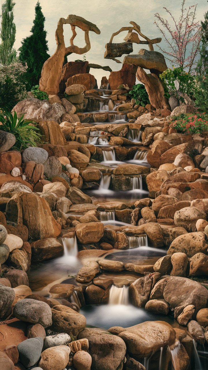 30 Unique River Rock Landscaping Ideas