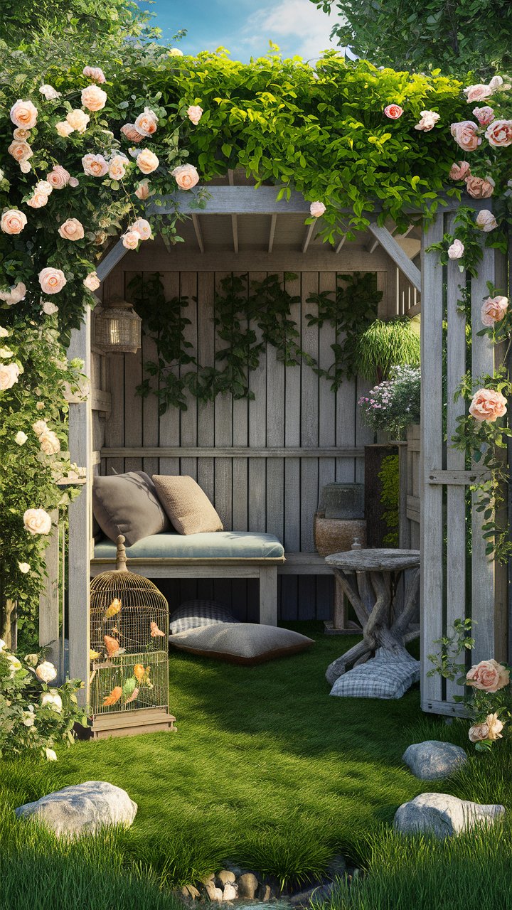 Read more about the article 27 Wood Fence Sanctuary Ideas to Craft Your Perfect Garden Retreat